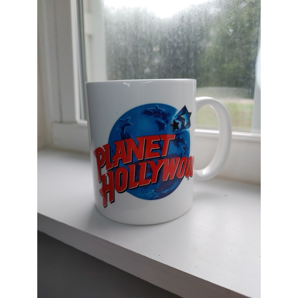 Planet Hollywood Logo Ceramic 12 oz. Coffee Mug Cup Souvenir Classic Collectable
